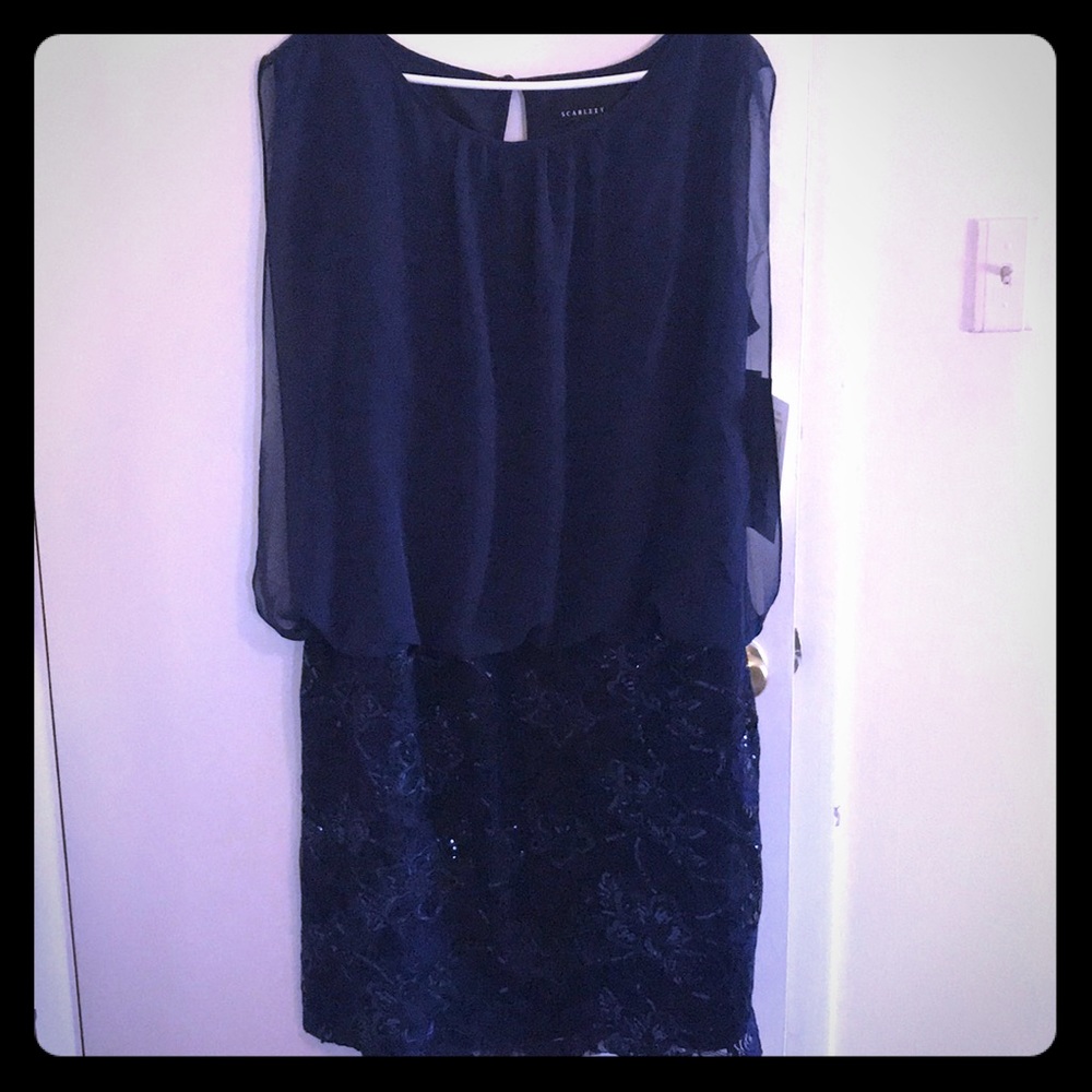 Plus size evening dress.